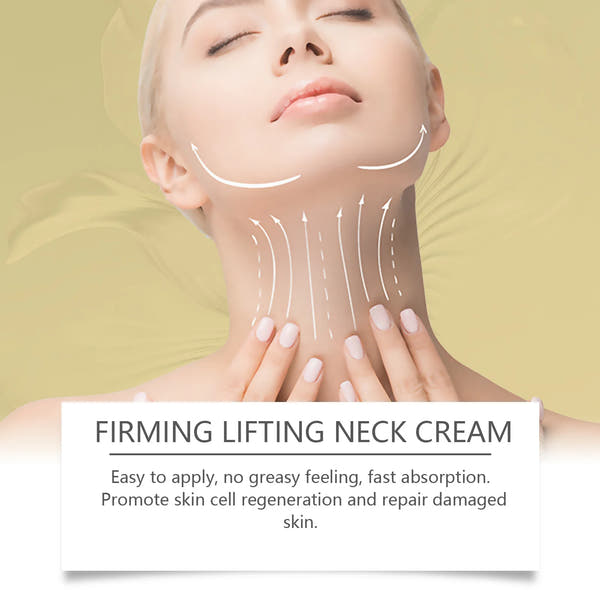 Ah-8 Firming Neck Cream Hexapeptide Moisturizing Tighten Loose Sagging Fine Lines Wrinkle Reduction Hyaluronic Acid Neck Lotion