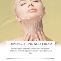 Ah-8 Firming Neck Cream Hexapeptide Moisturizing Tighten Loose Sagging Fine Lines Wrinkle Reduction Hyaluronic Acid Neck Lotion