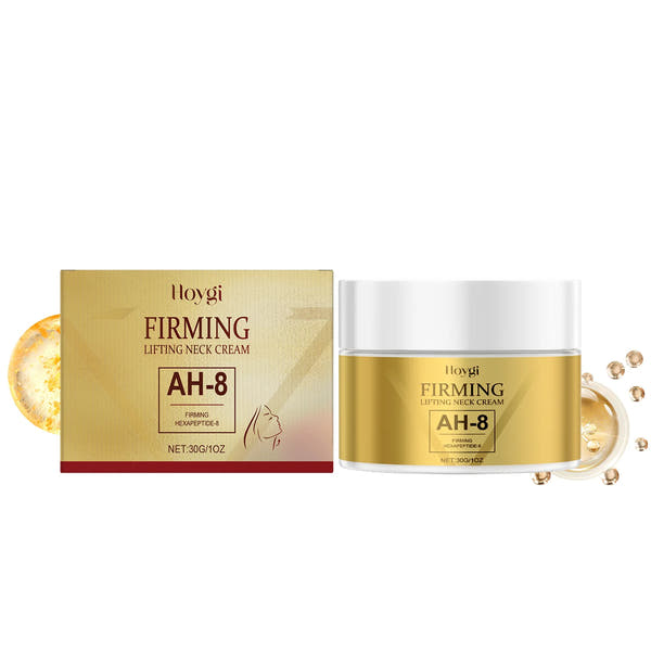 Ah-8 Firming Neck Cream Hexapeptide Moisturizing Tighten Loose Sagging Fine Lines Wrinkle Reduction Hyaluronic Acid Neck Lotion