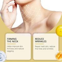 Ah-8 Firming Neck Cream Hexapeptide Moisturizing Tighten Loose Sagging Fine Lines Wrinkle Reduction Hyaluronic Acid Neck Lotion