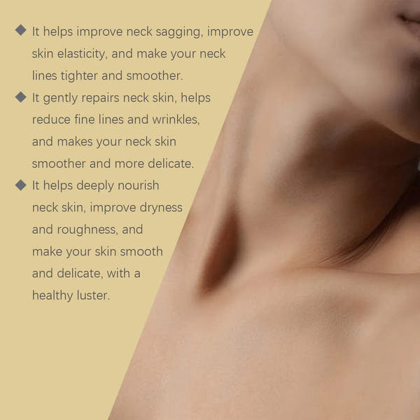 Ah-8 Firming Neck Cream Hexapeptide Moisturizing Tighten Loose Sagging Fine Lines Wrinkle Reduction Hyaluronic Acid Neck Lotion