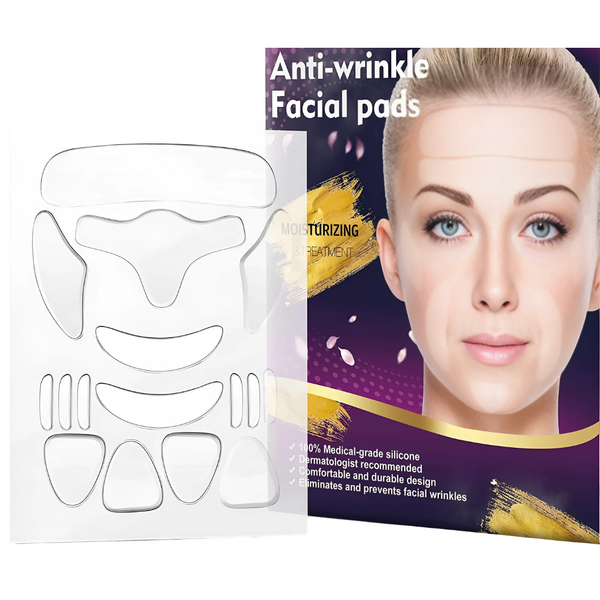 Silicone Anti-Wrinkle Pads – Reusable Face, Neck & Forehead Lift